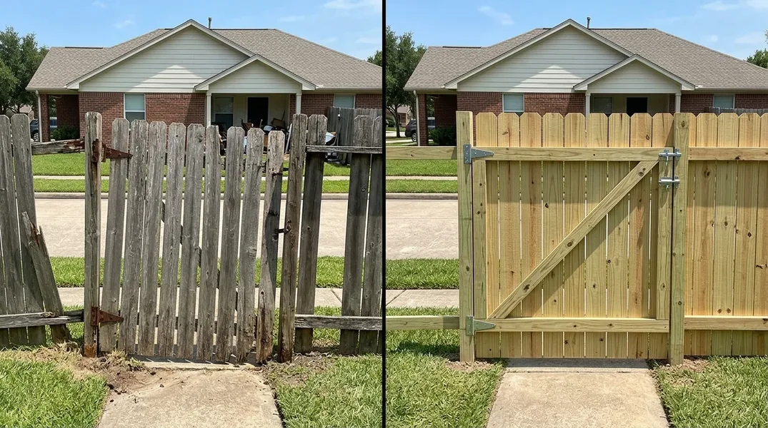 Result fence in Houston - Houston Fence Company