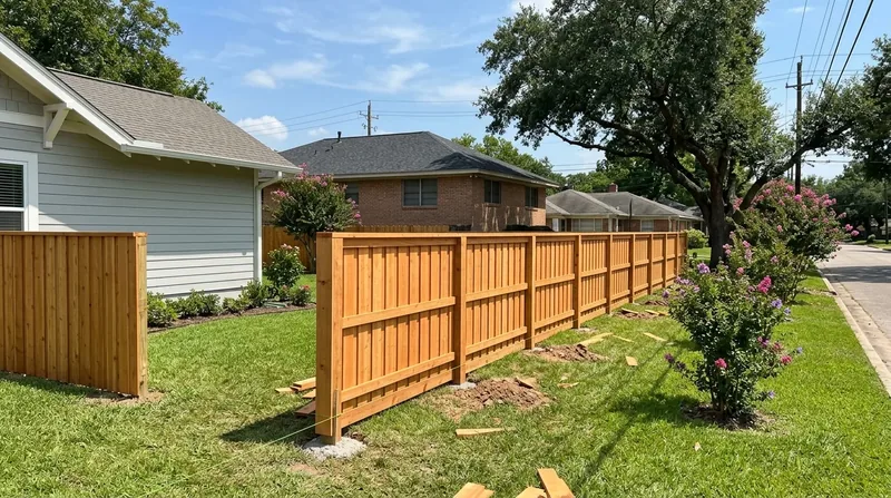 Wood & Privacy Fence Installation Houston