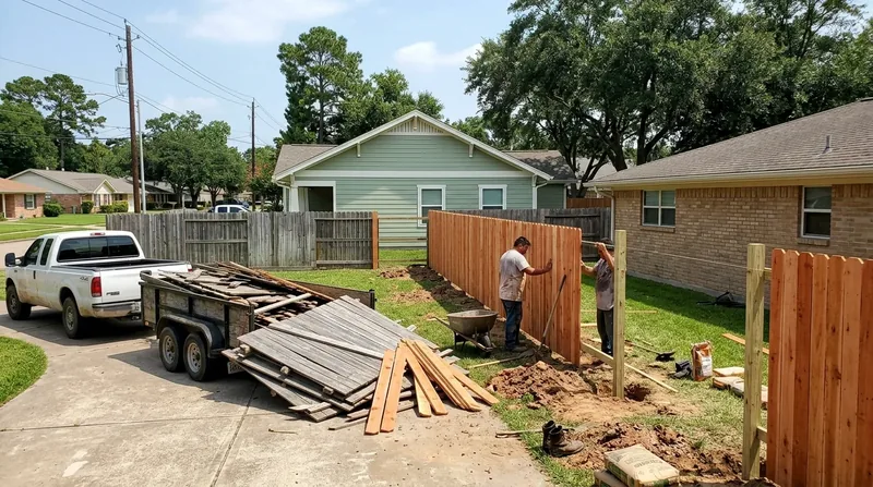 Fence Replacement & Removal Houston