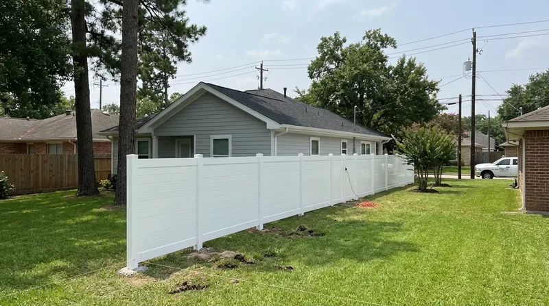 Vinyl & PVC Fence Installation Houston